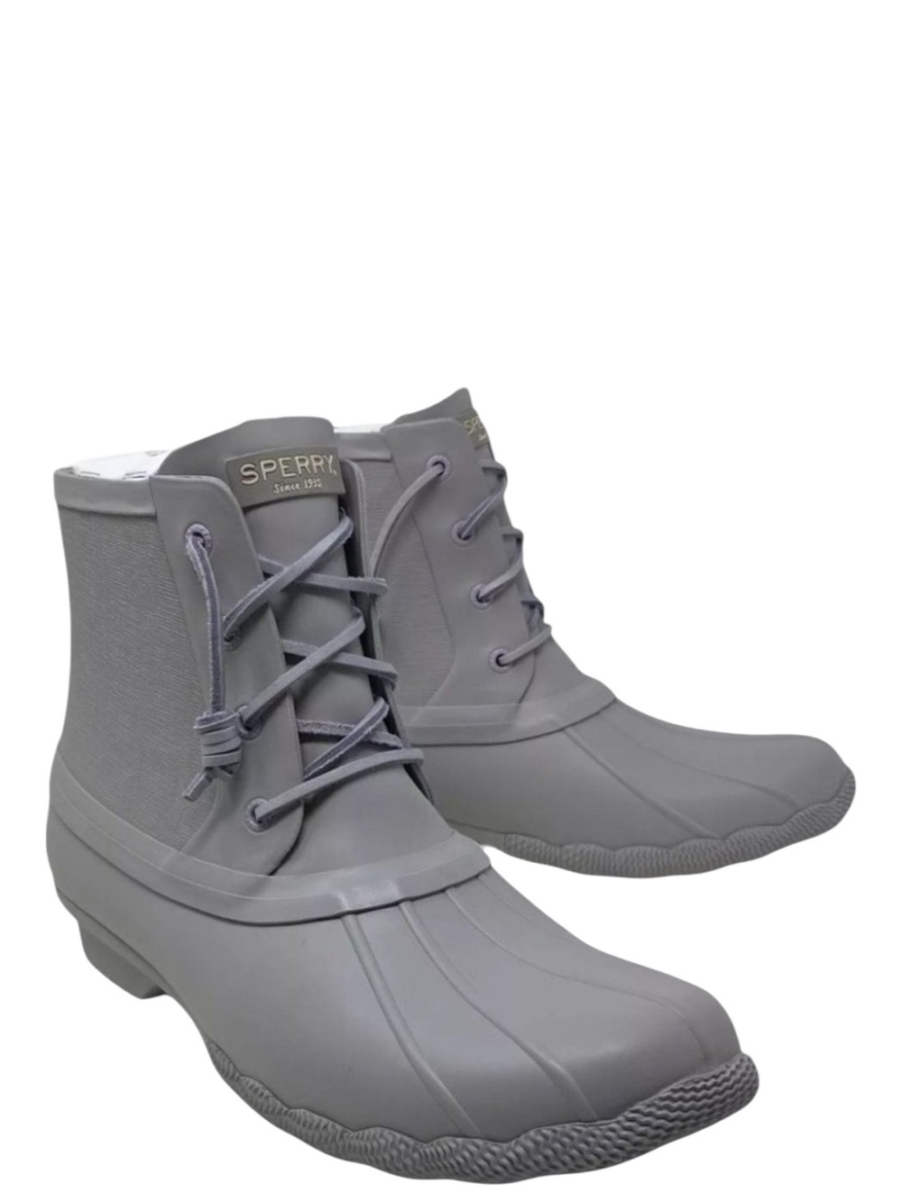Sperry Saltwater Flooded Lavender Duck Rain Boots